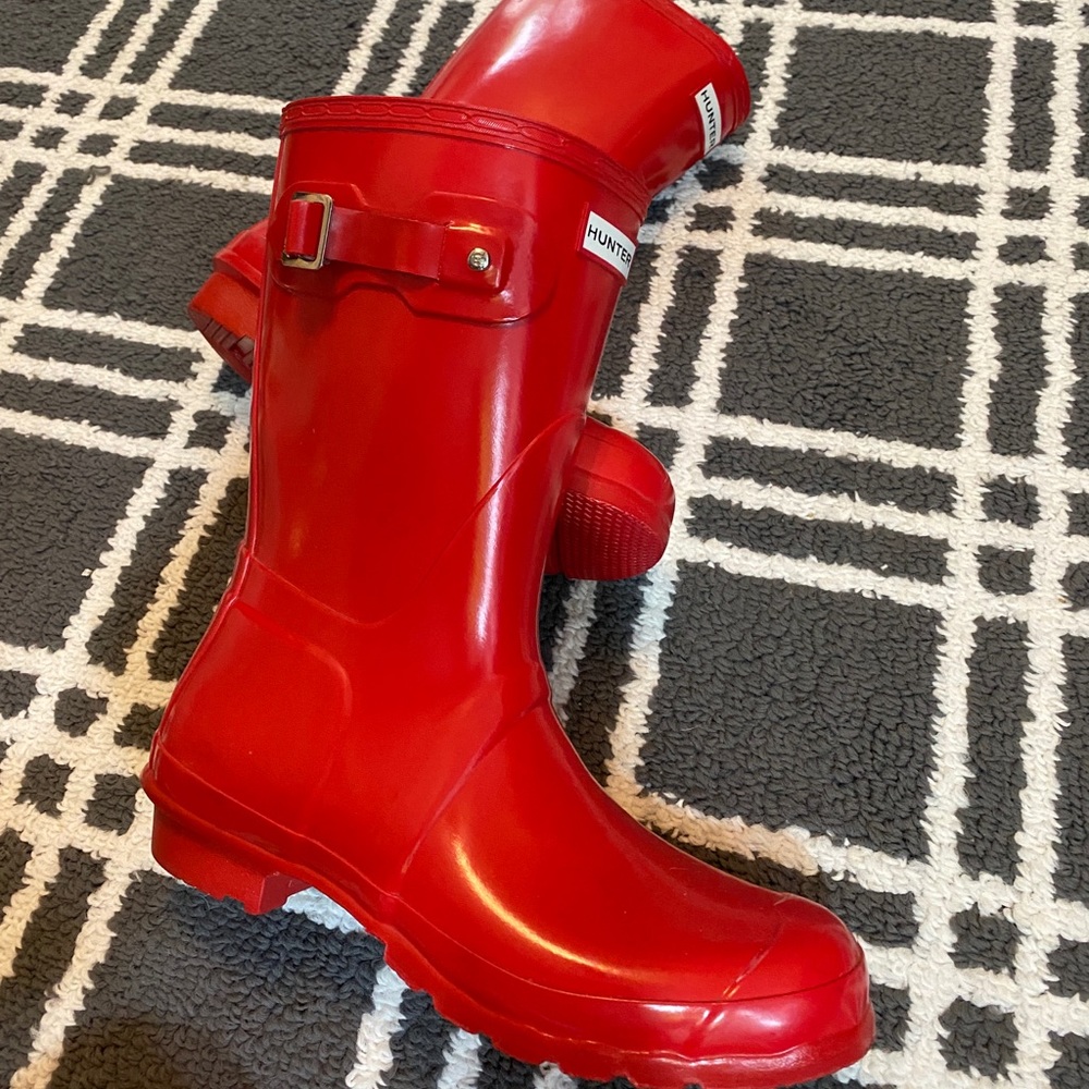 Hunter boots short size 10.